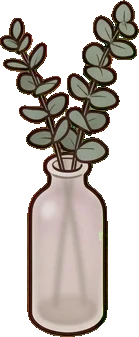 Small plants, a sticker from the Hotel Suite world