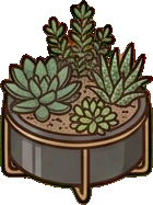 Small plants, a sticker from the Hotel Suite world