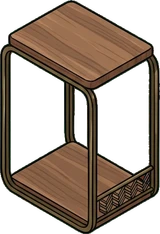 Side tables, a sticker from the Hotel Suite world