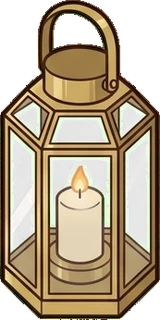 Candles and small lights, a sticker from the Hotel Suite world