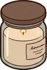 Candles and small lights, a sticker from the Hotel Suite world