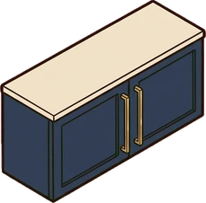 Wall cabinets, a sticker from the Hotel Suite world
