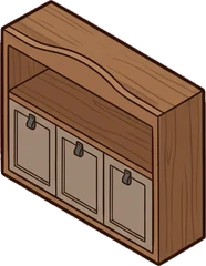 Wall cabinets, a sticker from the Hotel Suite world