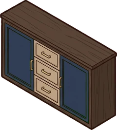 Wall cabinets, a sticker from the Hotel Suite world
