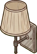 Wall lights, a sticker from the Hotel Suite world