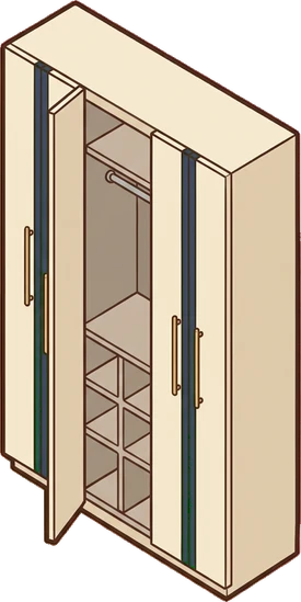 Wardrobes, a sticker from the Hotel Suite world