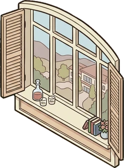 Windows, a sticker from the Hotel Suite world