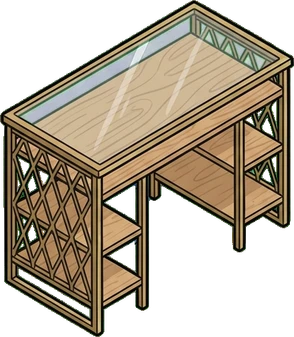 Desks and workbenches, a sticker from the Hotel Suite world
