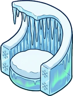 Armchairs, a sticker from the The Ice Palace world