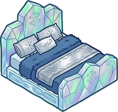 Beds, a sticker from the The Ice Palace world