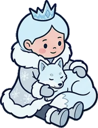 People together, a sticker from the The Ice Palace world