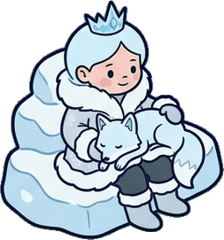 People together, a sticker from the The Ice Palace world