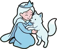 People together, a sticker from the The Ice Palace world