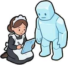 People together, a sticker from the The Ice Palace world