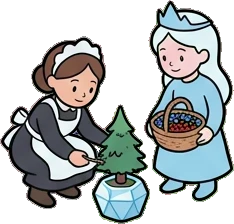 People together, a sticker from the The Ice Palace world