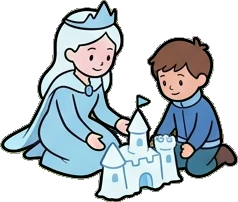 People together, a sticker from the The Ice Palace world