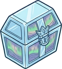 Chests and trunks, a sticker from the The Ice Palace world