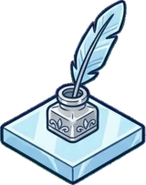 Collectibles, a sticker from the The Ice Palace world