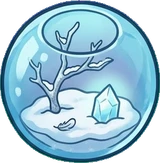 Pet beds and homes, a sticker from the The Ice Palace world