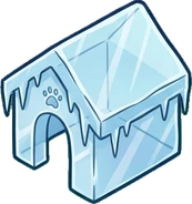 Pet beds and homes, a sticker from the The Ice Palace world