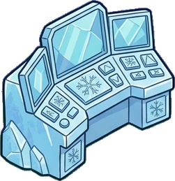 Gadgets and devices, a sticker from the The Ice Palace world