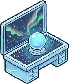 Gadgets and devices, a sticker from the The Ice Palace world