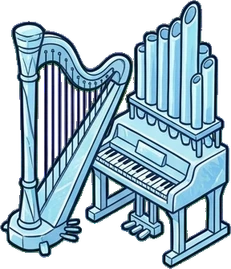 Gadgets and devices, a sticker from the The Ice Palace world