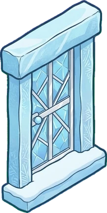Doors, a sticker from the The Ice Palace world