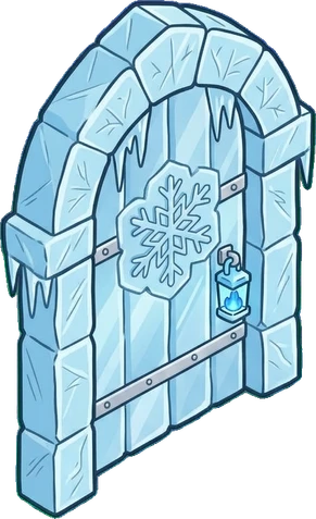 Doors, a sticker from the The Ice Palace world