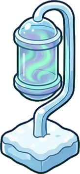 Floor lamps, a sticker from the The Ice Palace world