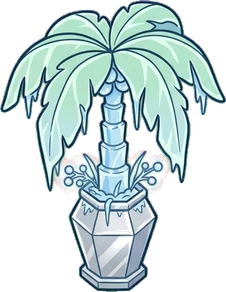 Floor plants, a sticker from the The Ice Palace world