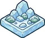Small plants, a sticker from the The Ice Palace world