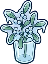 Small plants, a sticker from the The Ice Palace world