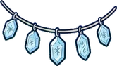Garlands and hanging things, a sticker from the The Ice Palace world