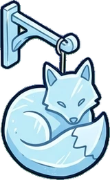 Garlands and hanging things, a sticker from the The Ice Palace world