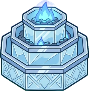 Fireplaces and stoves, a sticker from the The Ice Palace world