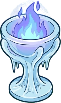 Fireplaces and stoves, a sticker from the The Ice Palace world