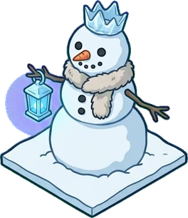 Big floor pieces, a sticker from the The Ice Palace world