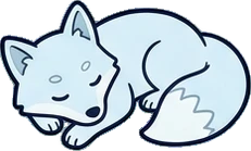 People lying down, a sticker from the The Ice Palace world