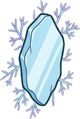 Mirrors, a sticker from the The Ice Palace world