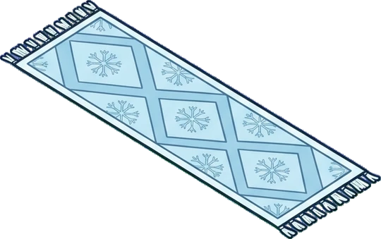 Rugs, a sticker from the The Ice Palace world