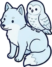 People sitting, a sticker from the The Ice Palace world