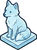 Shelf things, a sticker from the The Ice Palace world