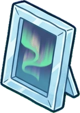 Shelf things, a sticker from the The Ice Palace world