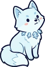 Cats and small animals, a sticker from the The Ice Palace world