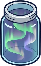 Candles and small lights, a sticker from the The Ice Palace world