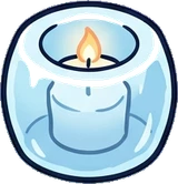 Candles and small lights, a sticker from the The Ice Palace world