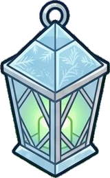 Candles and small lights, a sticker from the The Ice Palace world