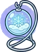Candles and small lights, a sticker from the The Ice Palace world