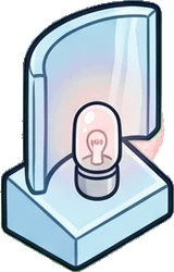 Candles and small lights, a sticker from the The Ice Palace world
